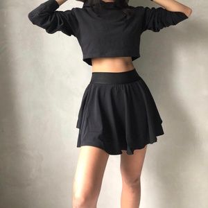 Lululemon High Waisted Long Court Rival Skirt